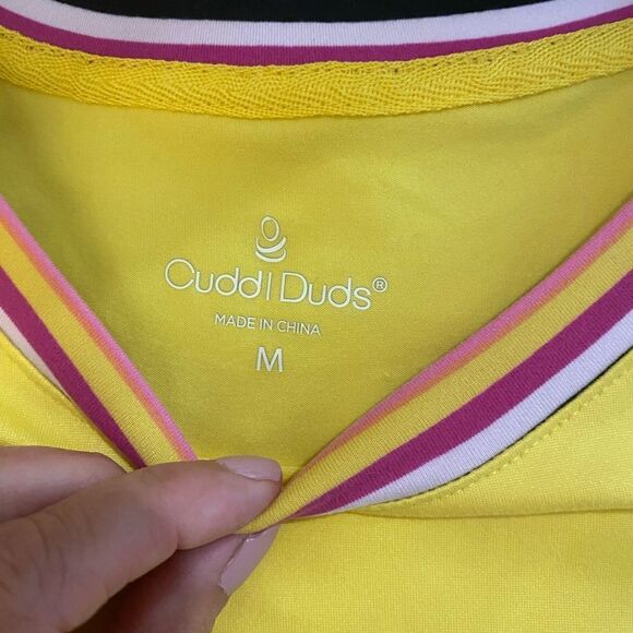 Ew Cuddl Duds Pineapple Lounge Set Sz Med - Picture 8 of 8